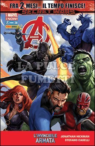 I VENDICATORI #    43 - AVENGERS 28 - FRA 2 MESI... IL TEMPO FINISCE! - SECRET WARS - ALL-NEW MARVEL NOW!